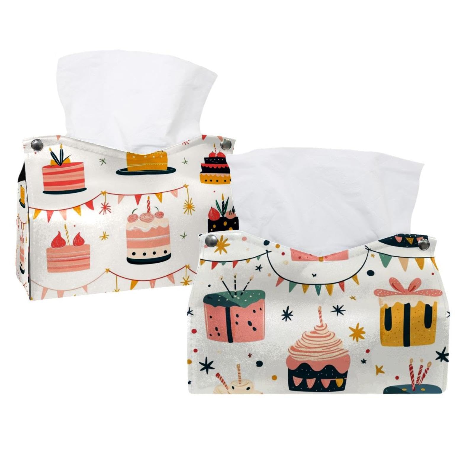 Boîte à mouchoirs gâteau crème rangement salon bureau table de nuit commode