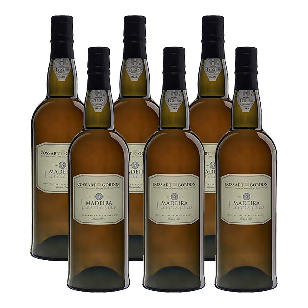 Madeirawein Cossart Gordon Verdelho 5 Years - Dessertwein - 6 Flaschen