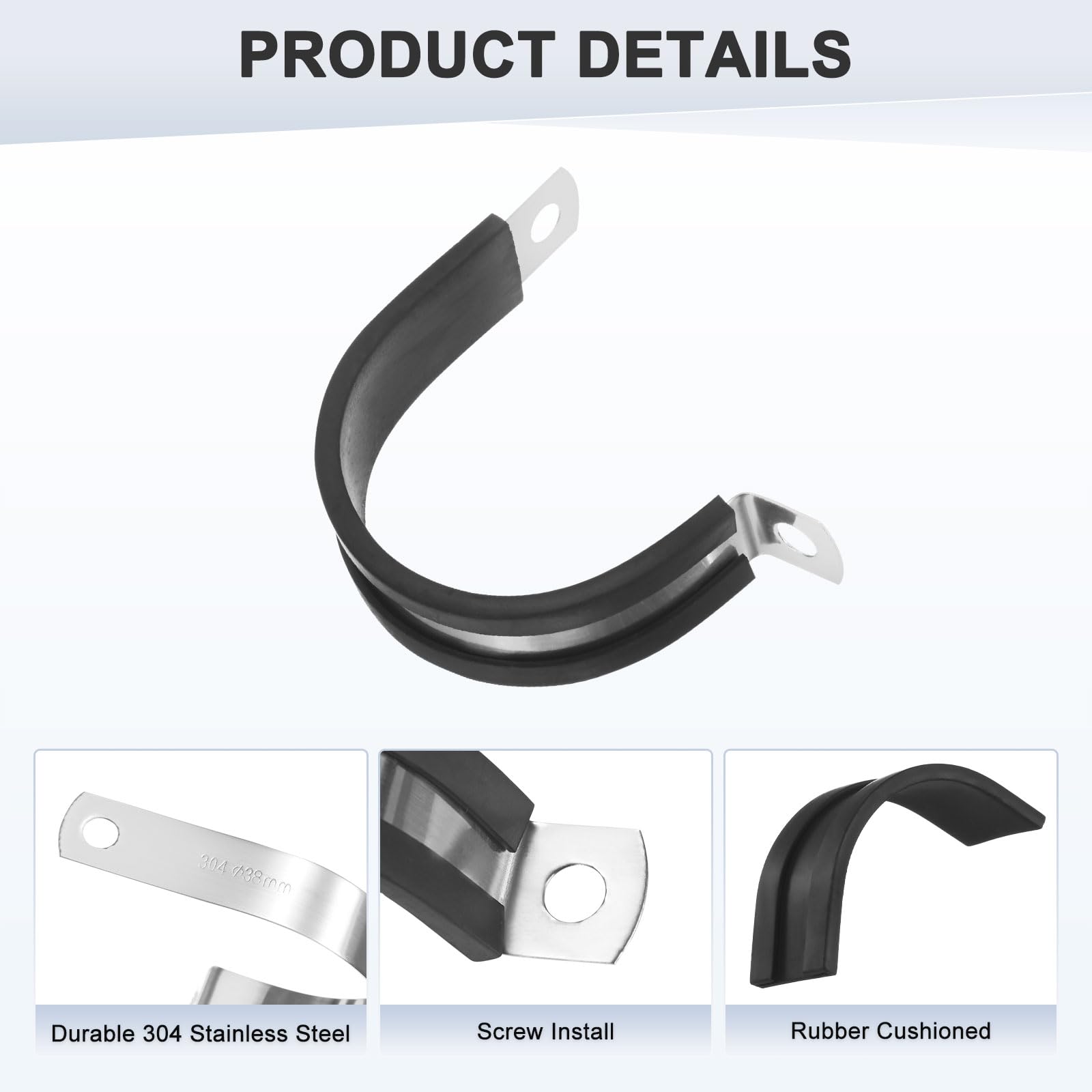 M METERXITY 12-Pack Cable Clamps - Image 2