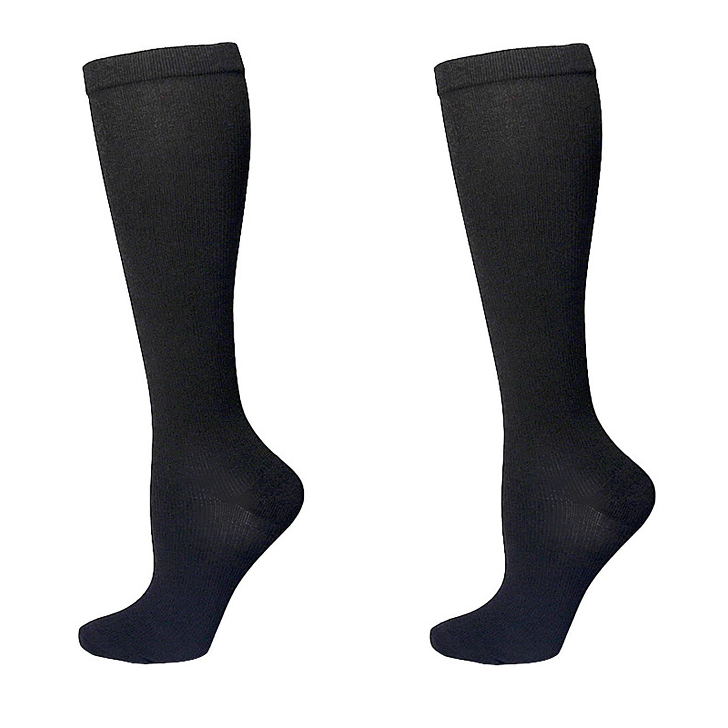 Kompressionsstrümpfe 1 Paar, Sport Kompressionssocken Damen und Herren, Stützstrümpfe,für Sport, Laufen, Flug, Reise, Joggen, Radsport, kniestrümpfe, 2XL