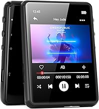 MECHEN 64GB MP3 Player Bluetooth 5.3 with 2.4" Full Touch Screen，Portable Digital Music Player with Speaker，FM Radio, Line...