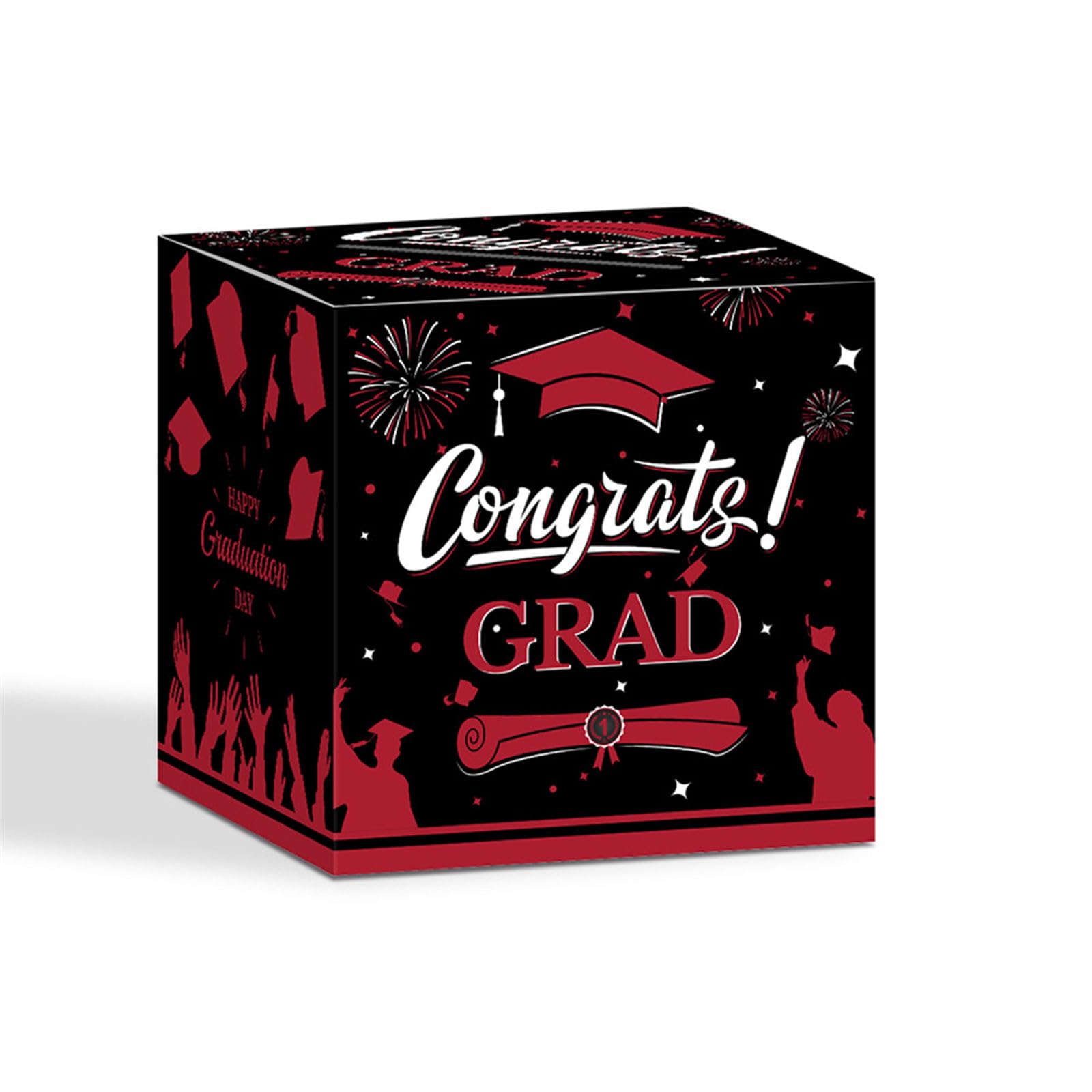 Xjdzineq Eye Catching Graduation Ballot Box Practical and Friendly Storage Box Organized for Celebrations and Gatherings School Graduation Ceremony Decors