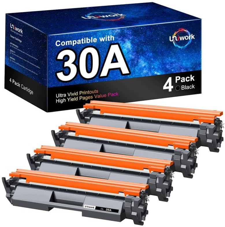 Uniwork 30A Black Toner Cartridge 4 Black Compatible