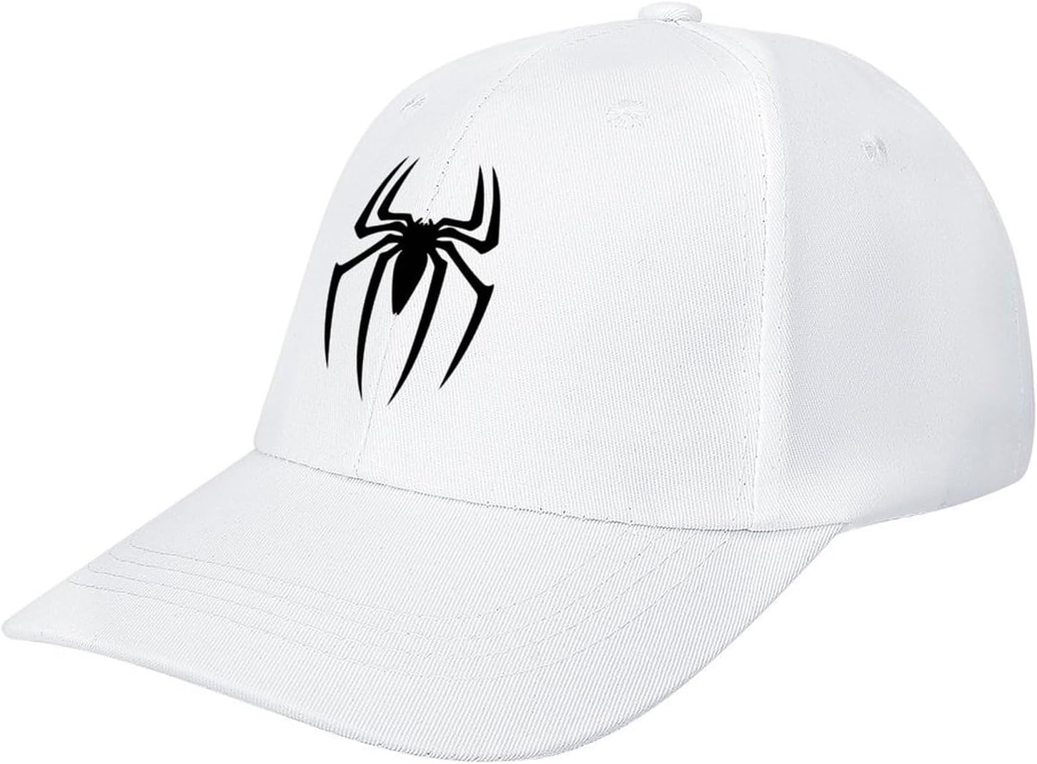 Spider Pattern Red Vintage Baseball Cap Men Women Adjustable Sports Dad Hat