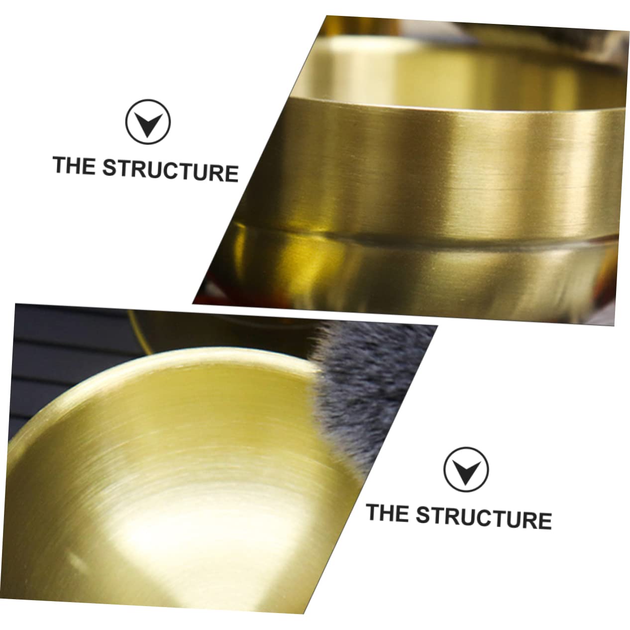 FRCOLOR 3stücke Shaving Bowl Mit Stabiler Basis Eleganter Gestaltung Und Optimaler Für Traditionellen Rasierschaum Perfektes Zubehör Für Herrenpflege Und Bartstyling