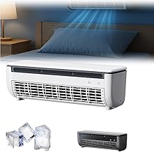 Kabelloses Laden, Klimaanlage, Wandmontage, tragbare Wand-Klimaanlage für Küche, Schlafzimmer, ohne Bohren, Kühlventilator, sofortige Kühlung für Wohnmobil, Camping, Büro