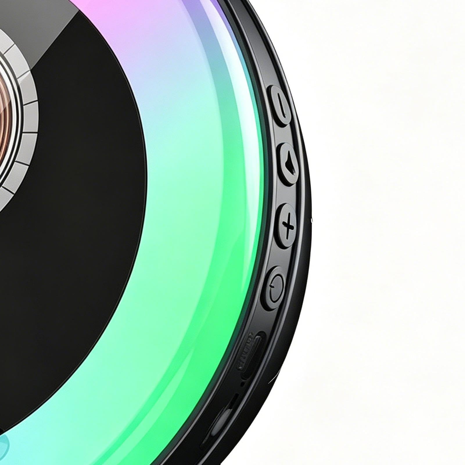 Altoparlante Audio a Induzione Carica rapida RGB supporto con sensore per | Supporto Altoparlante Telefonico Wireless per Appartamento Comodino Casa Soggiorno Camera da