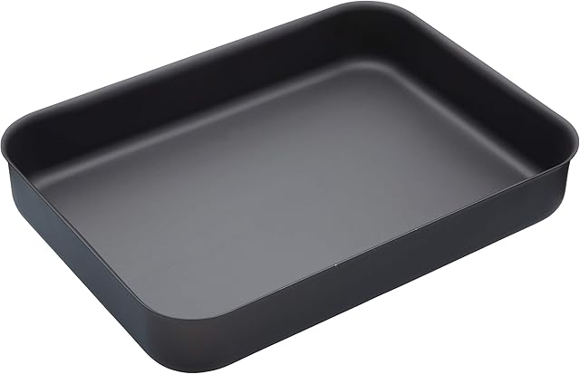 MasterClass MCCHA5NS Hard Anodised Roasting Tin, 42 x 31 cm Teflon Non Stick Coated Large Aluminium Roaster, Black