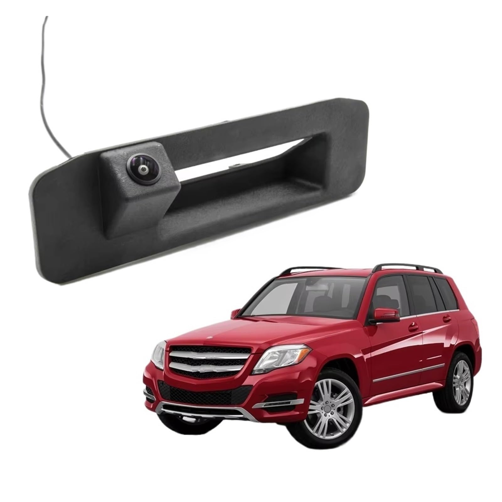 CCD HD AHD kamera cofania rybie oko zamiennik dla Benz do GLK-Class X204 2013 2014 2015 uchwyt bagażnika samochodu kamera cofania monitora cofania kamera cofania (C135 AHD 720P) (A120 CVBS 680x480)