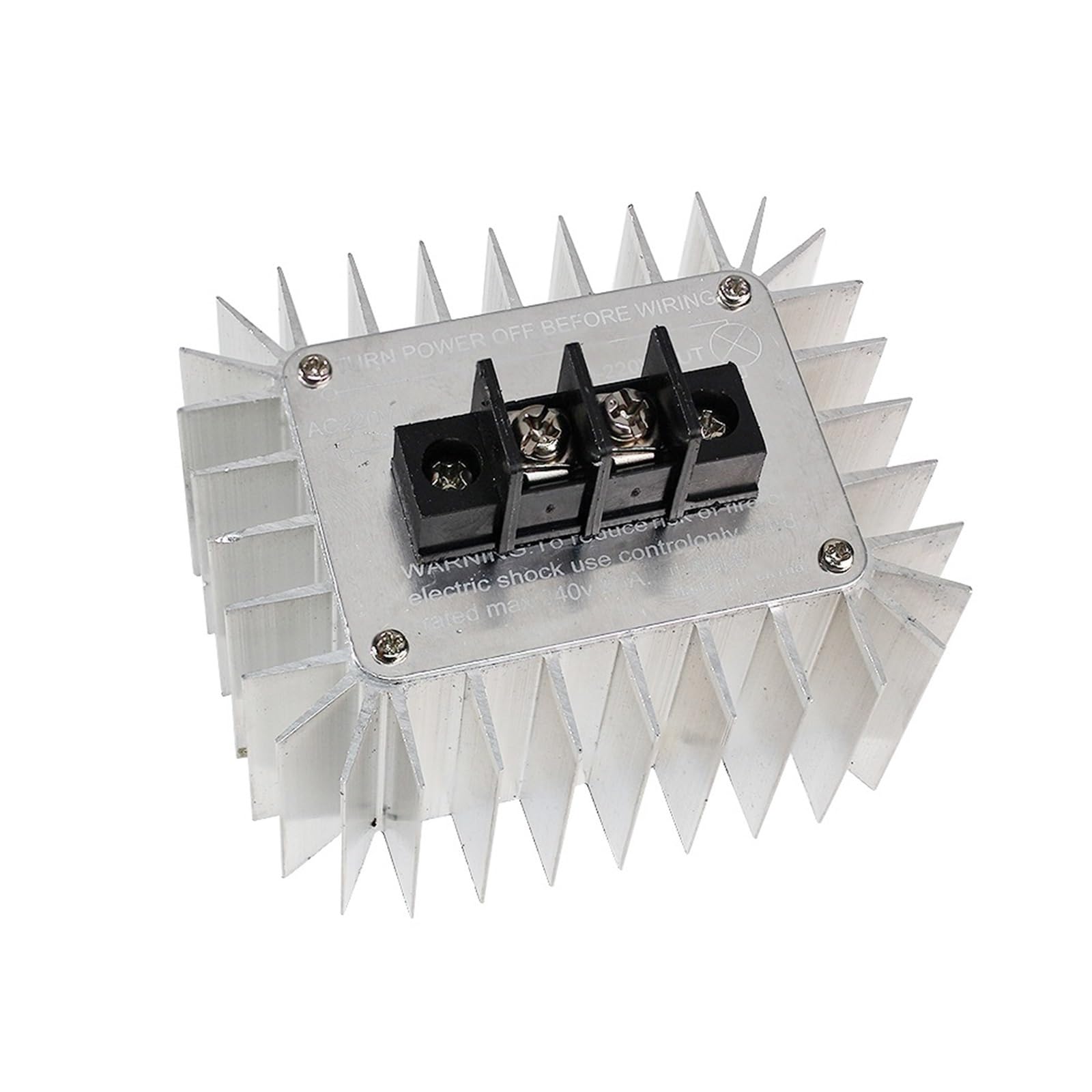 Regulador de voltaje 5000W para evitar sobrecalentamiento en resistencias y controlar la luz
