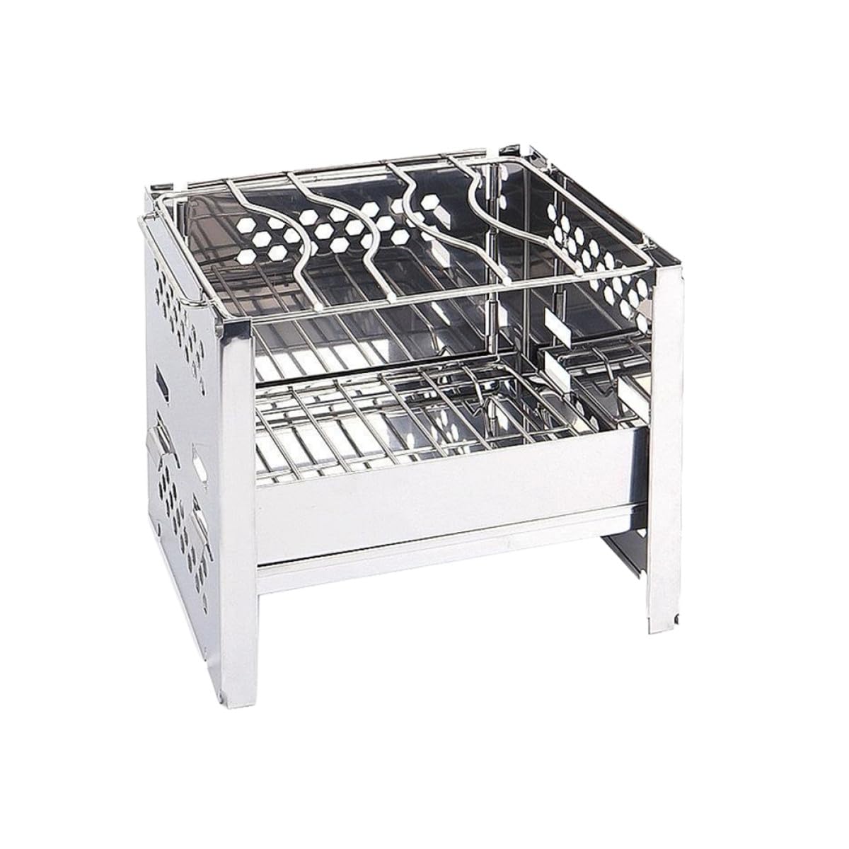Mini-poêle à bois camping pliable contre les pannes de gaz réchaud barbecue portable TOYANDONA