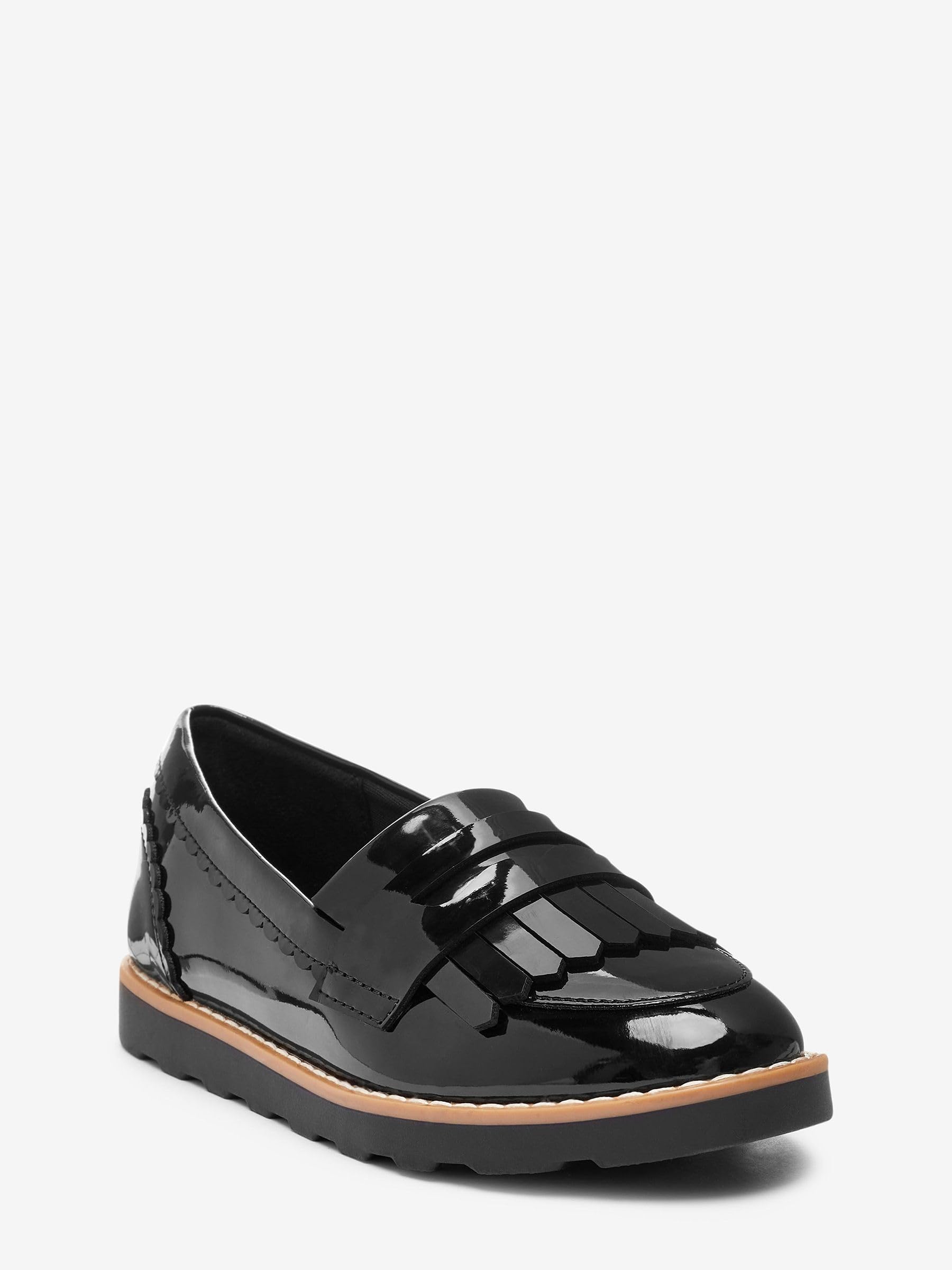 NEXT Fille Mocassins d’école à Glands - Pointure étroite (E)