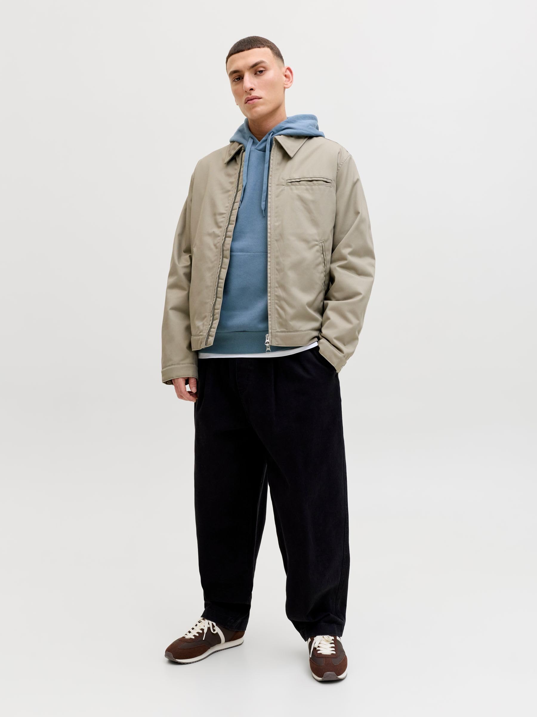 JACK & JONES Męska bluza z kapturem Jjecorp Logo Noos, Blue Mirage, XXL, Niebieski mirage, XXL
