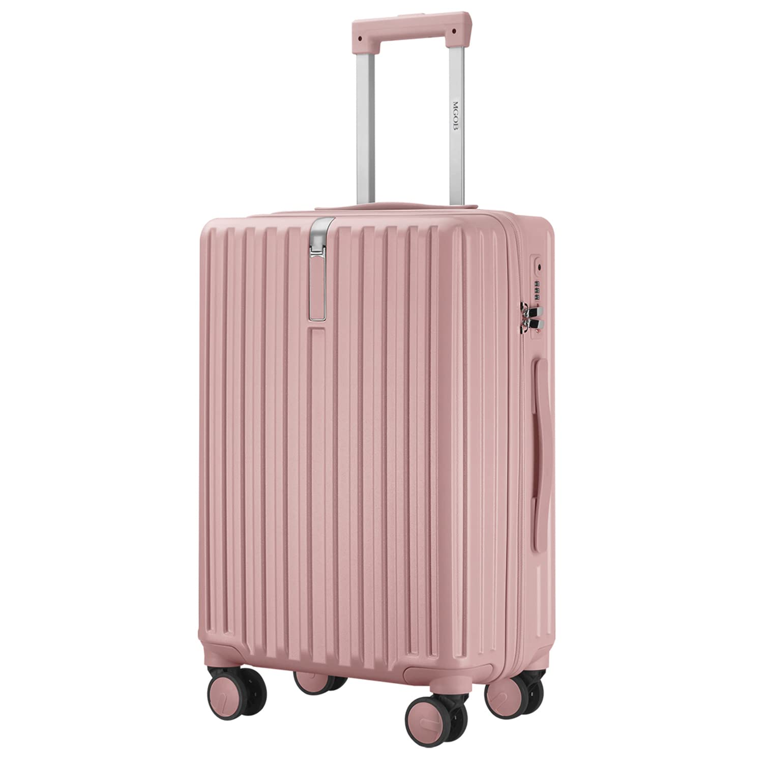 Koffer Mittelgroß Erweiterbare Hartschale aus Polycarbonat, 71–85 L | Erweiterbarer Hartschalen-Reisekoffer aus leicht Polycarbonat, Mittelgroßer Koffer mit 4 Laufrollen und Haken, 65x44x27/32 cm
