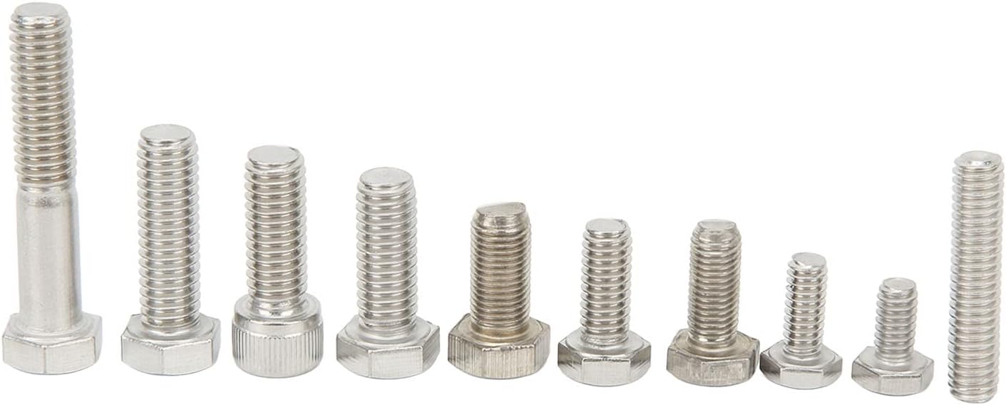 211pcs Stainless Steel Engine Hex Bolt Kit for Small Block 265 283 305 327 350 400, Complete Fastener Set with Bolts Washers Nuts for Intake Manifold Oil Pan Valve Covers