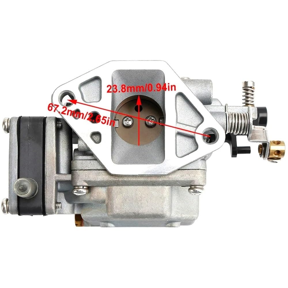 Carburador Carb 63V-14301-02 Carburatore Carb Assy 63V-14301-00 Per Barca Fuoribordo 9.9HP 15HP 63V-14301-00-00 Sostituisce Per Sierra 18-34603 Motori Carburatore