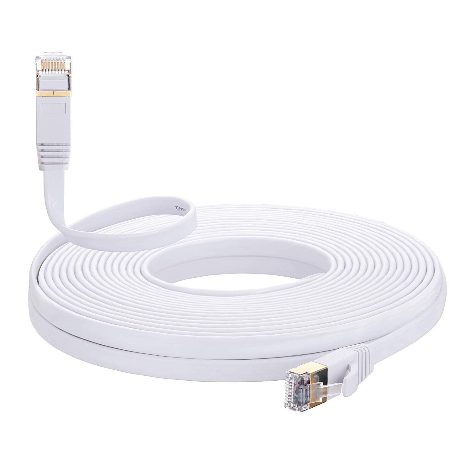 Cat 7 Cable 30 ft White, MORELECS Cat 7 Cable 30 ft