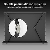 Vista 6 de IN&VI Motorized ALR Floor Rising Projector Screen for Long/Standerd Throw Projector,Movie Screen for Home Theater,Motorized Projector Screen 4K/8K