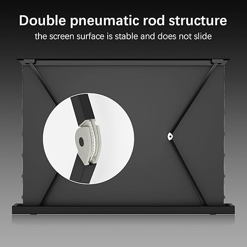 Miniatura 6 de IN&VI Pantalla de proyector motorizada ALR para proyector de tiro largoestándar, pantalla de cine para cine en casa, pantalla de proyector