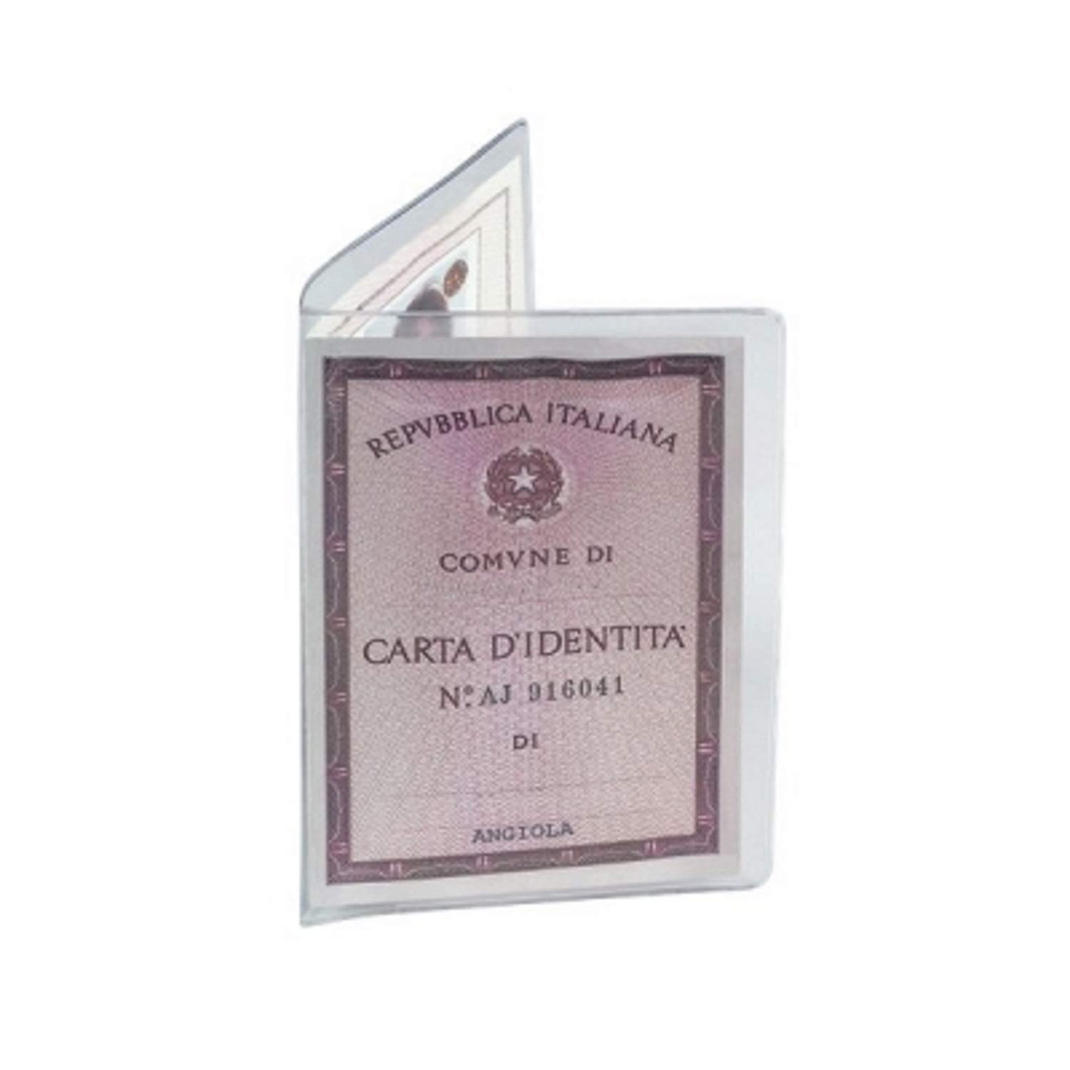 Porta Carte D'Identità Karteo® - Doppio Slot, Plastica Rigida Trasparente, Per Badge E Tessere - Foto 4