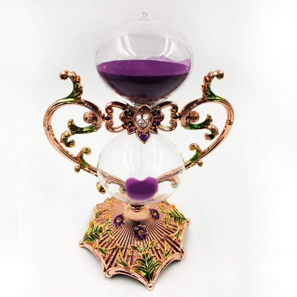 Sanduhr 30 Minuten Timer Hourglass Sand Timer Kreatives Geschenk Kinder Violet Doré