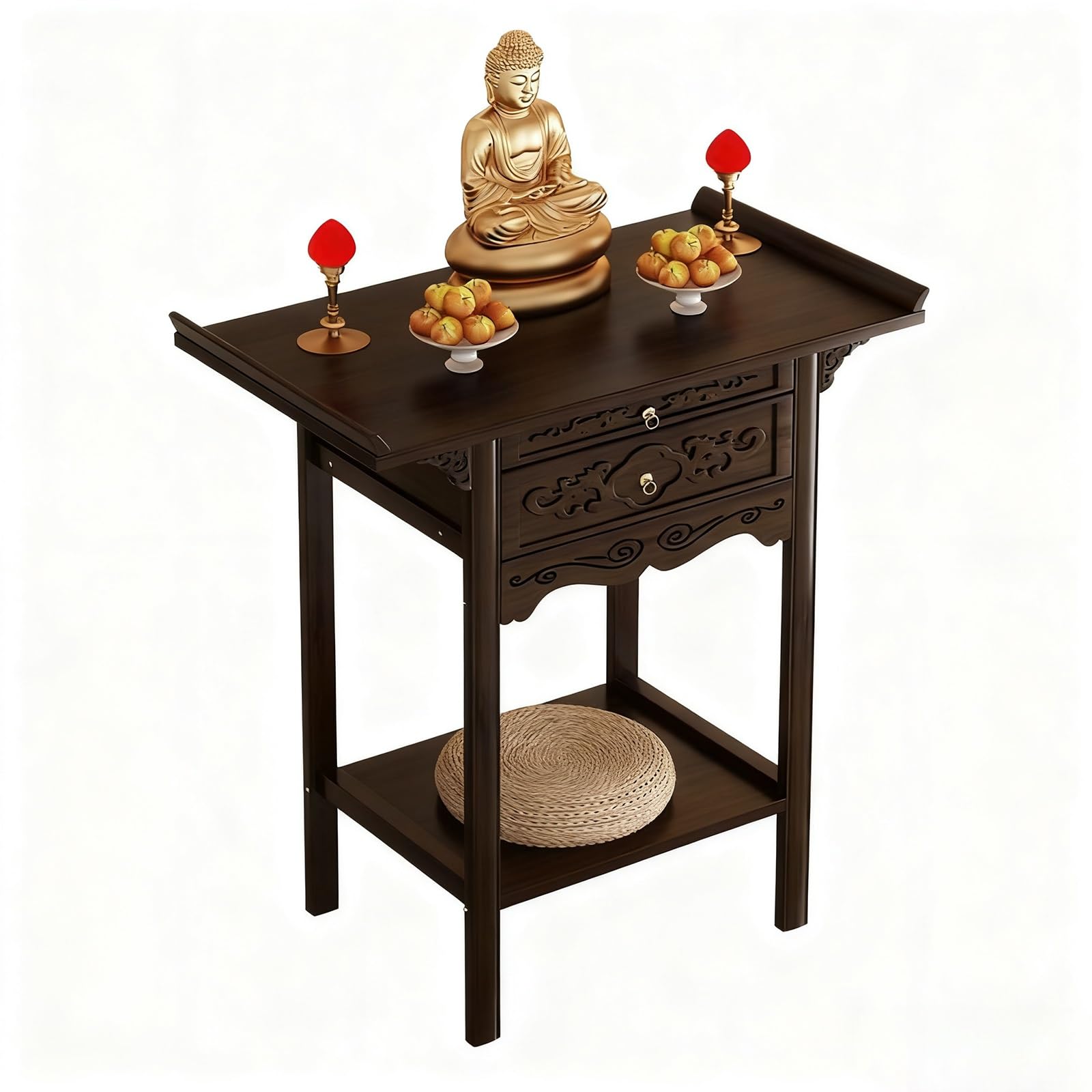 Puja table for home haut de gamme pour rituel domestique