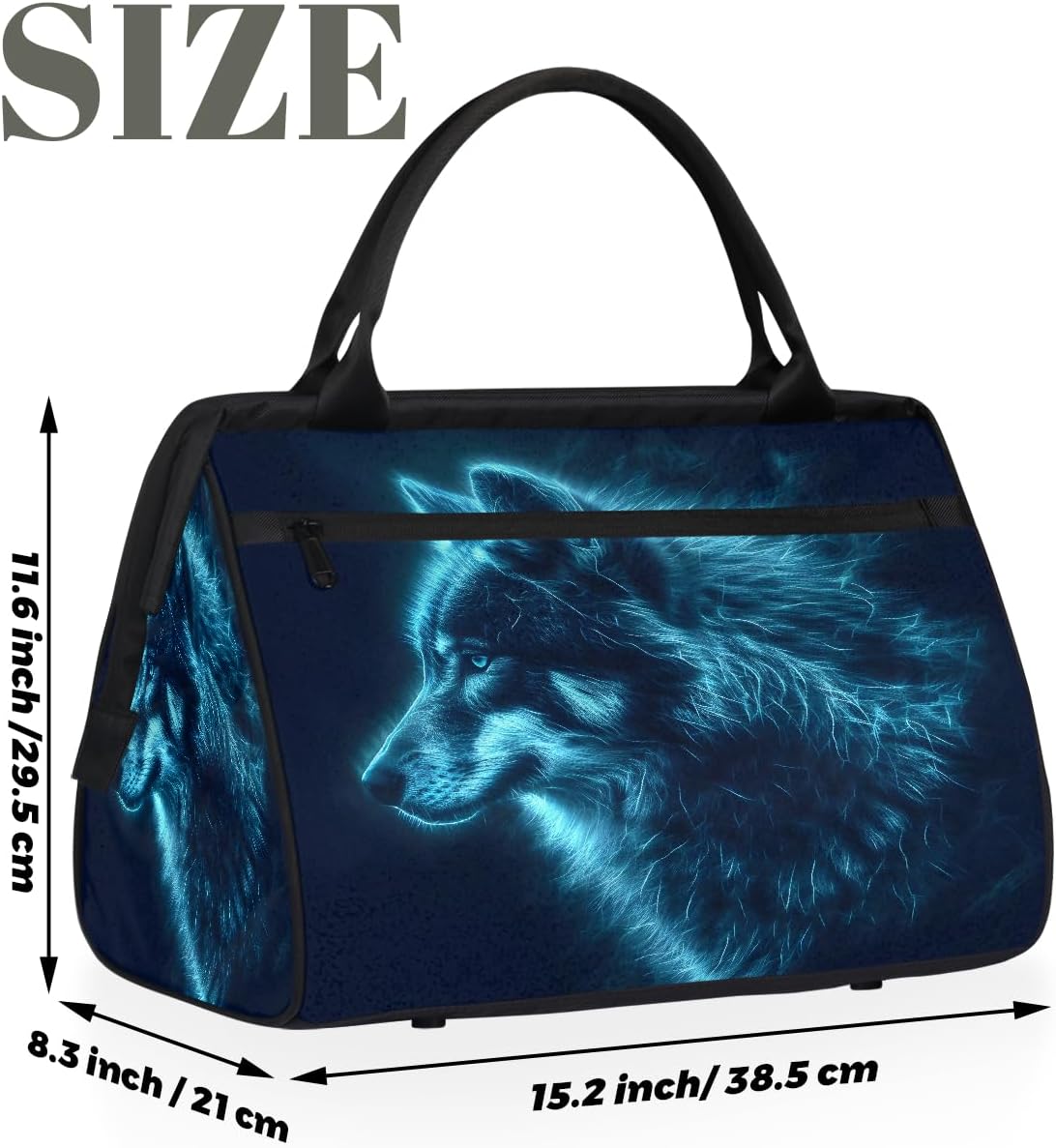 Small Overnight Weekender Tote Bag for Women Men Woman Retro Orange Foldable Travel Duffel Bags Lightweight Sports Gym Bag