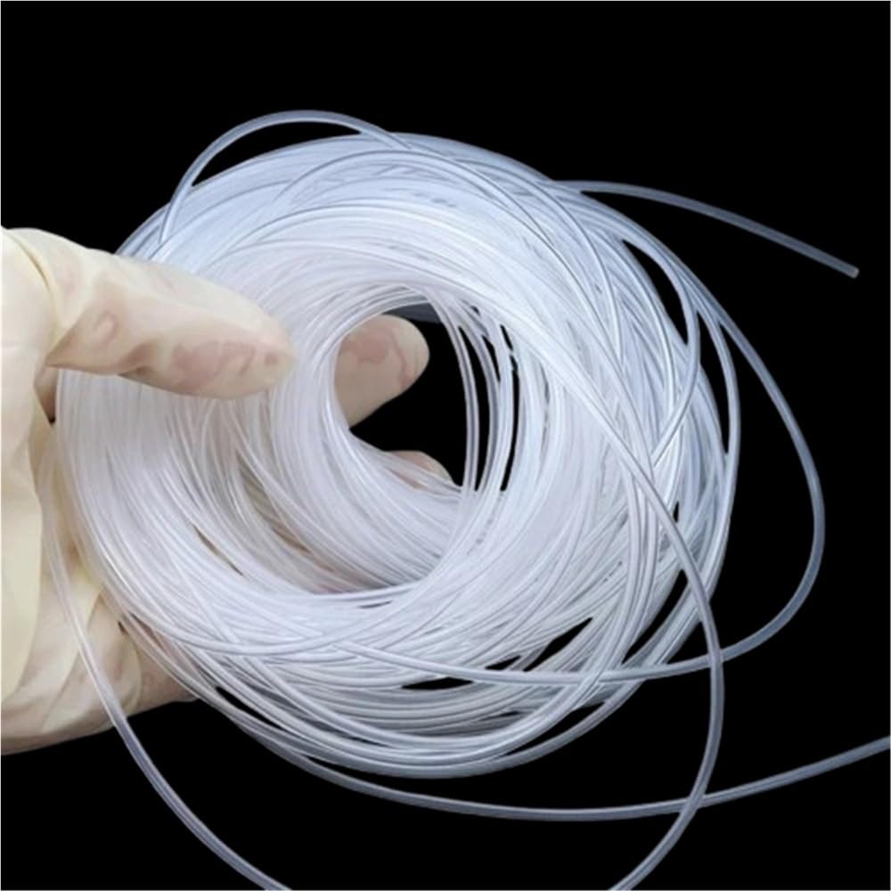 Manguera de goma flexible Tubo flexible de silicona 1 metro, diámetro interior 0,5 mm a 50, manguera transparente, tubo refrigeración por vacío(46 * 54mm)