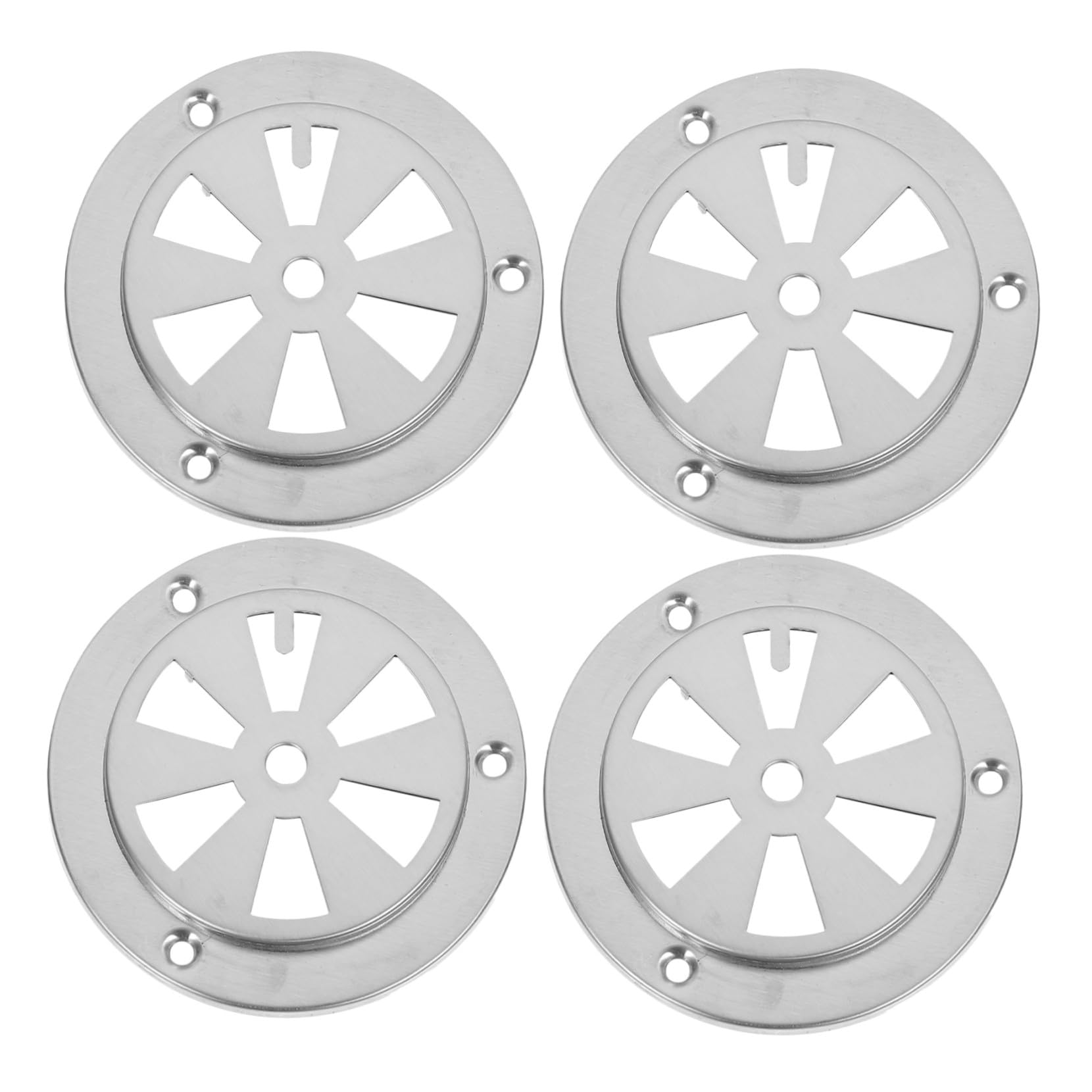 Couvercle de conduit d'évacuation air en acier inoxydable argenté durable pour four