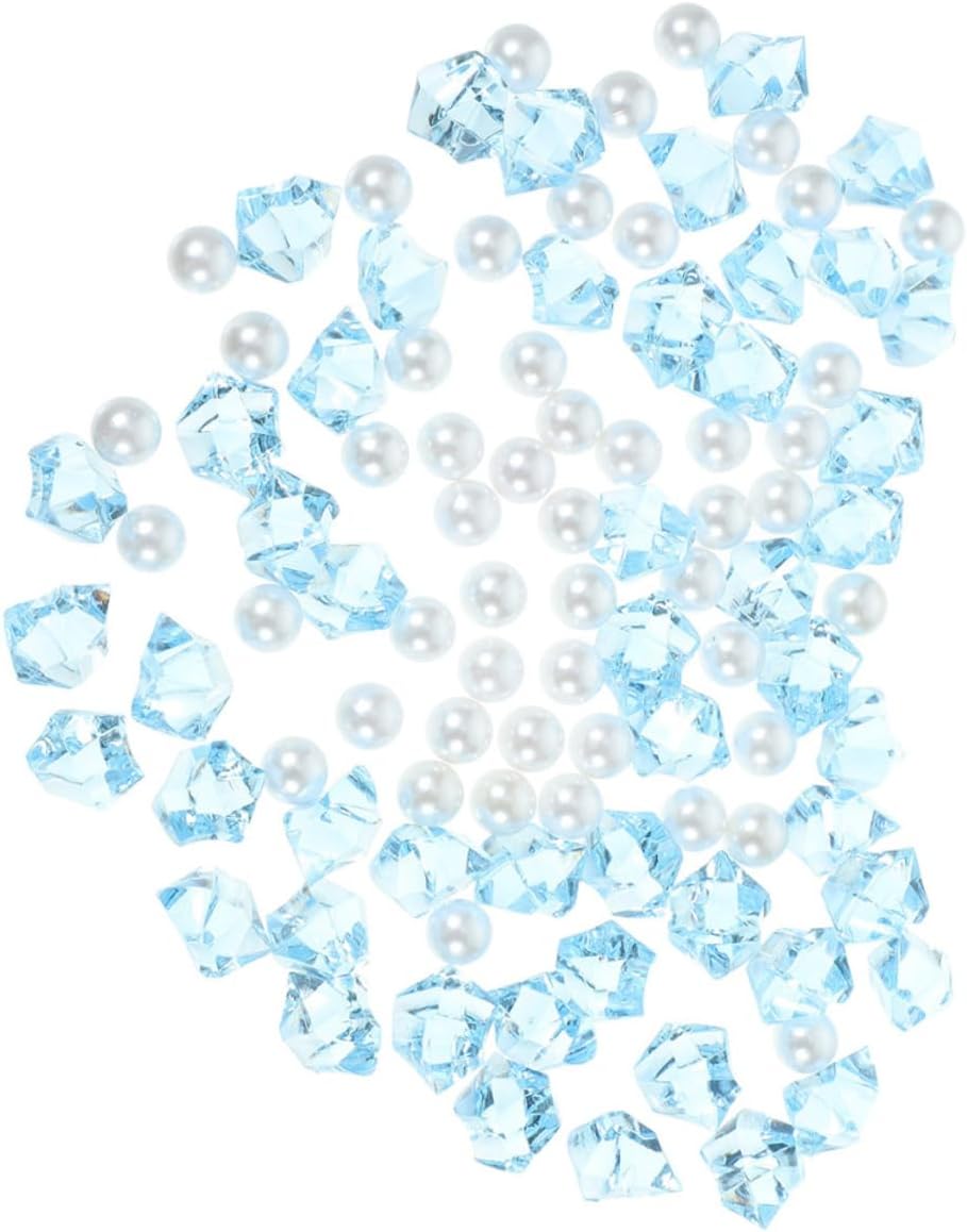Yardwe 3sets Ice Beads for Vase Filler Aquarium Decor and Indoor Plant Decoration Smooth Beads for Home and Wedding Centerpieces