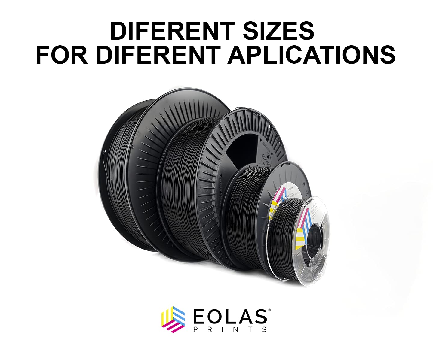 EOLAS Premium PLA+ Printer Filament 1.75 mm +/- 0.03 mm 1 kg (2.2 lb)