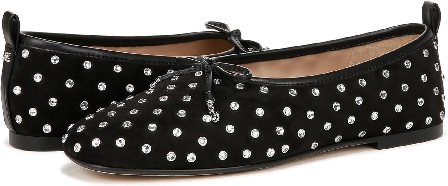 similar productsam edelman women's ari gem black suede 5.5 medium