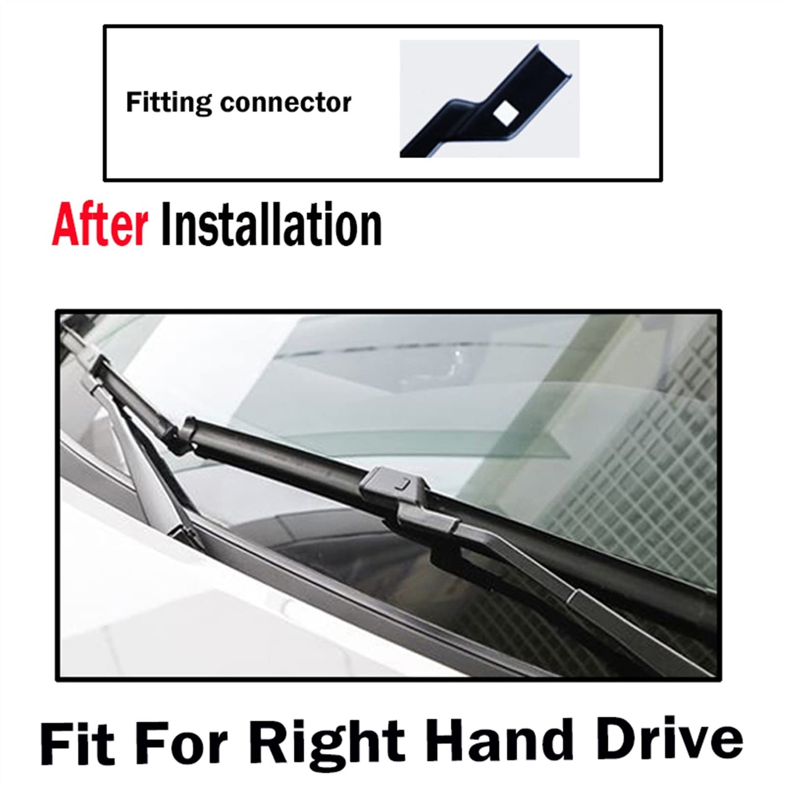 Exact Fit Front Wiper Blade Pair For Vauxhall Mokka SUV (2012-2017) - 26" & 14" Aero Blades
