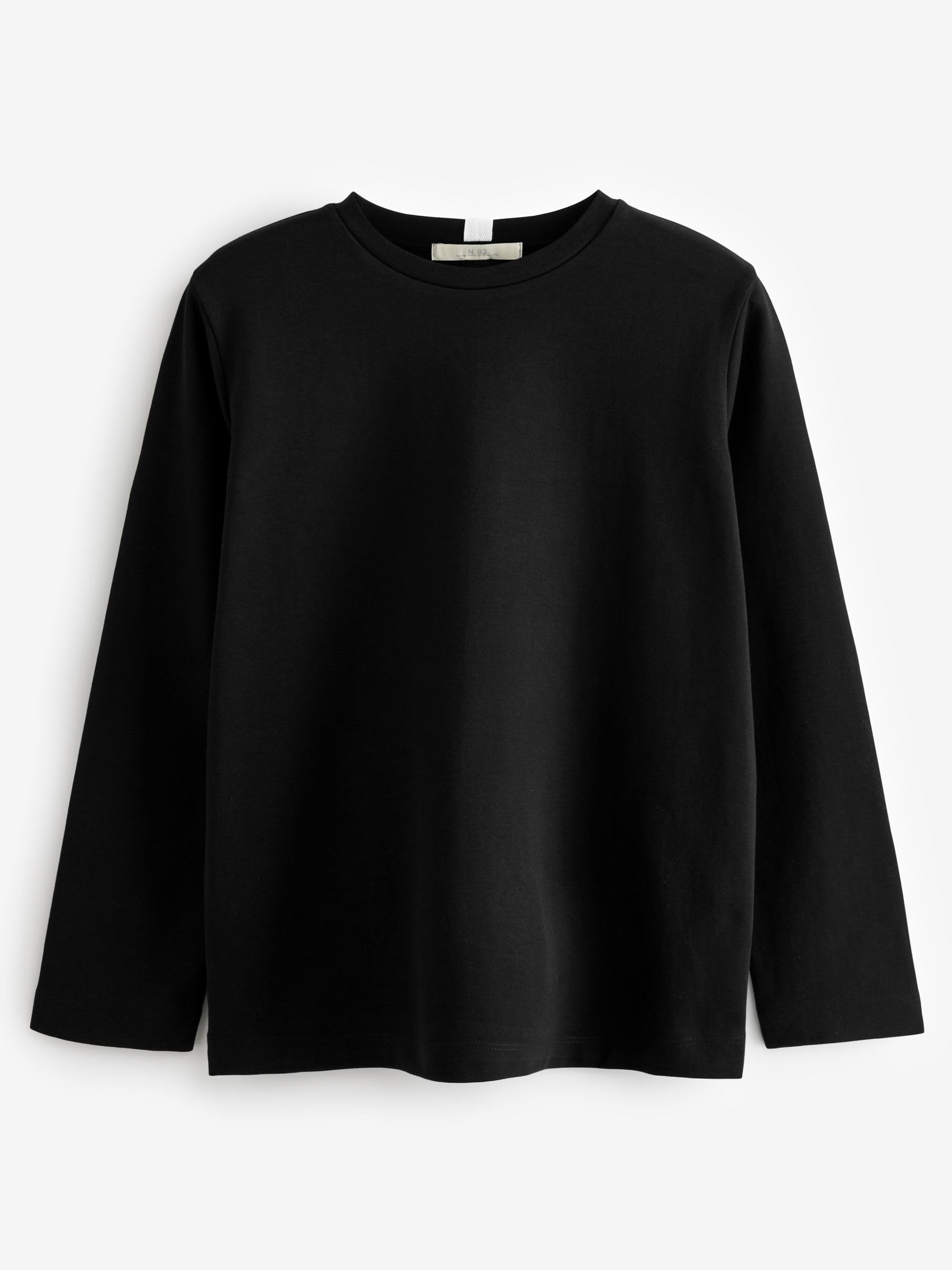 NEXT Femme Lot de 2 t-Shirts Ras du Cou épais à Manches Longues | Coupe standard