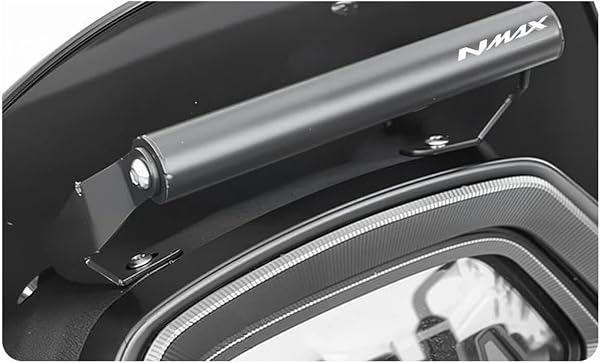 GPS マウントホルダー バイク用GPSナビゲーションブラケット に適合するヤマハ NMAX 155 125 NMAX155 Tech MAX 2025- デバイスキャリア スマートフォンアダプターマウントホルダー(ブラック1) - 5