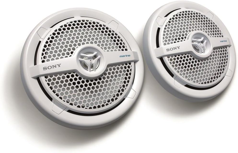 XSMP1621 6 1/2-Inch coaxial 2-way Marine Speaker,White
