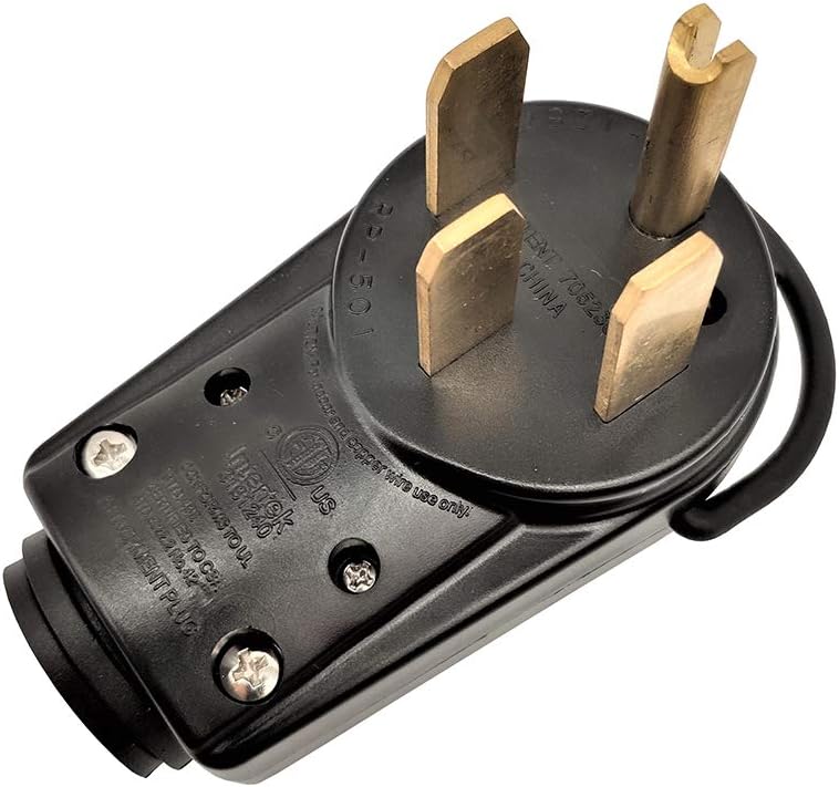 Parkworld691623 RV 50A 14-50P Replacement Male Power Assembly Plug with Handle