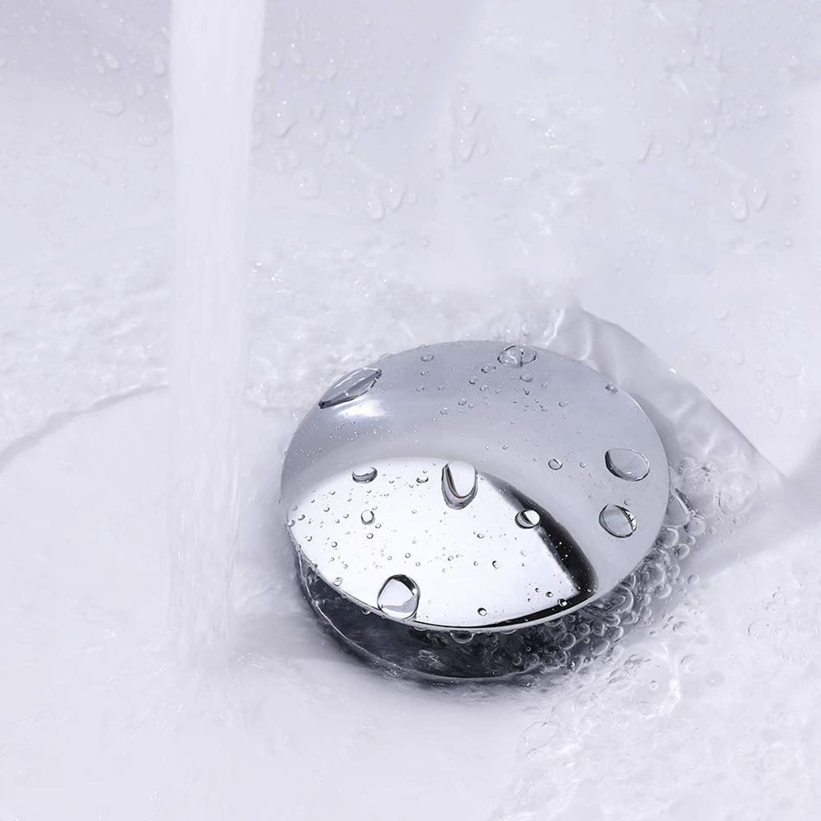 Bonde De Lavabo Longue,Laiton,Bonde De Lavabo Universelle Pop Up,Bonde De Lavabo A Visser,Bonde Clic Clac,Bonde Clic Clac Universelle,Chrome