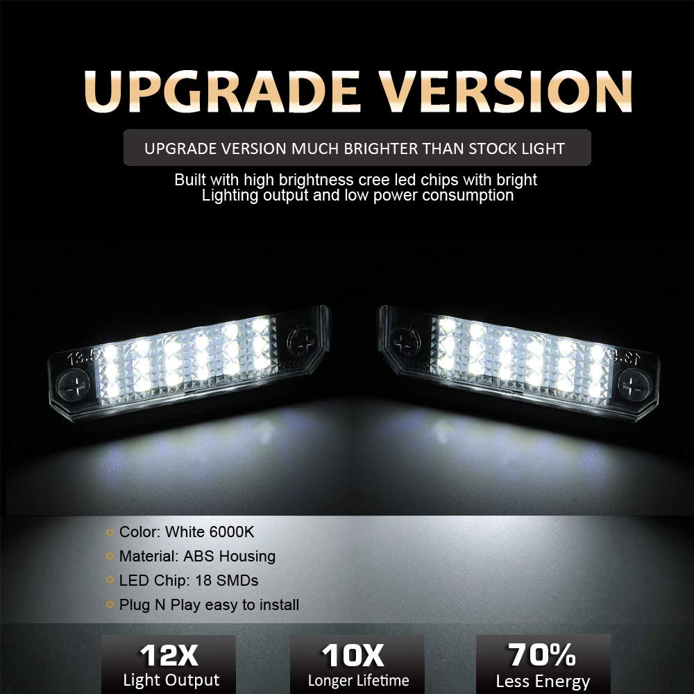 Amazon.com: D-Lumina LED License Plate Light Tag Lamp Assembly for