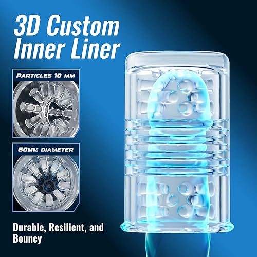 Miniatura 25 de EINSEO Masturbador masculino interactivo AI - Juguetes sexuales masculinos para adultos, juguetes sexuales masculinos con 7 modos de empuje y 7