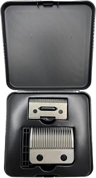 ,Compatible for Madeshow,M5F Blade M10 Kulilang R66 R77F G9C Wedge Fade Blades Hair Clipper Ultra Thin Blade Trimmer ReplacementM5Stand Silver Blade