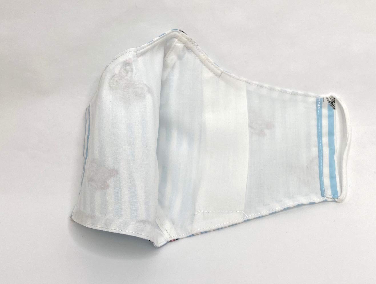 USA Cloth Face Mask, Double Layers with Filter Pocket and Nose Strip, for a higher level of protection, 100% Cotton, Reusable & Washable - Made in USA – Dimension 12” x 6”