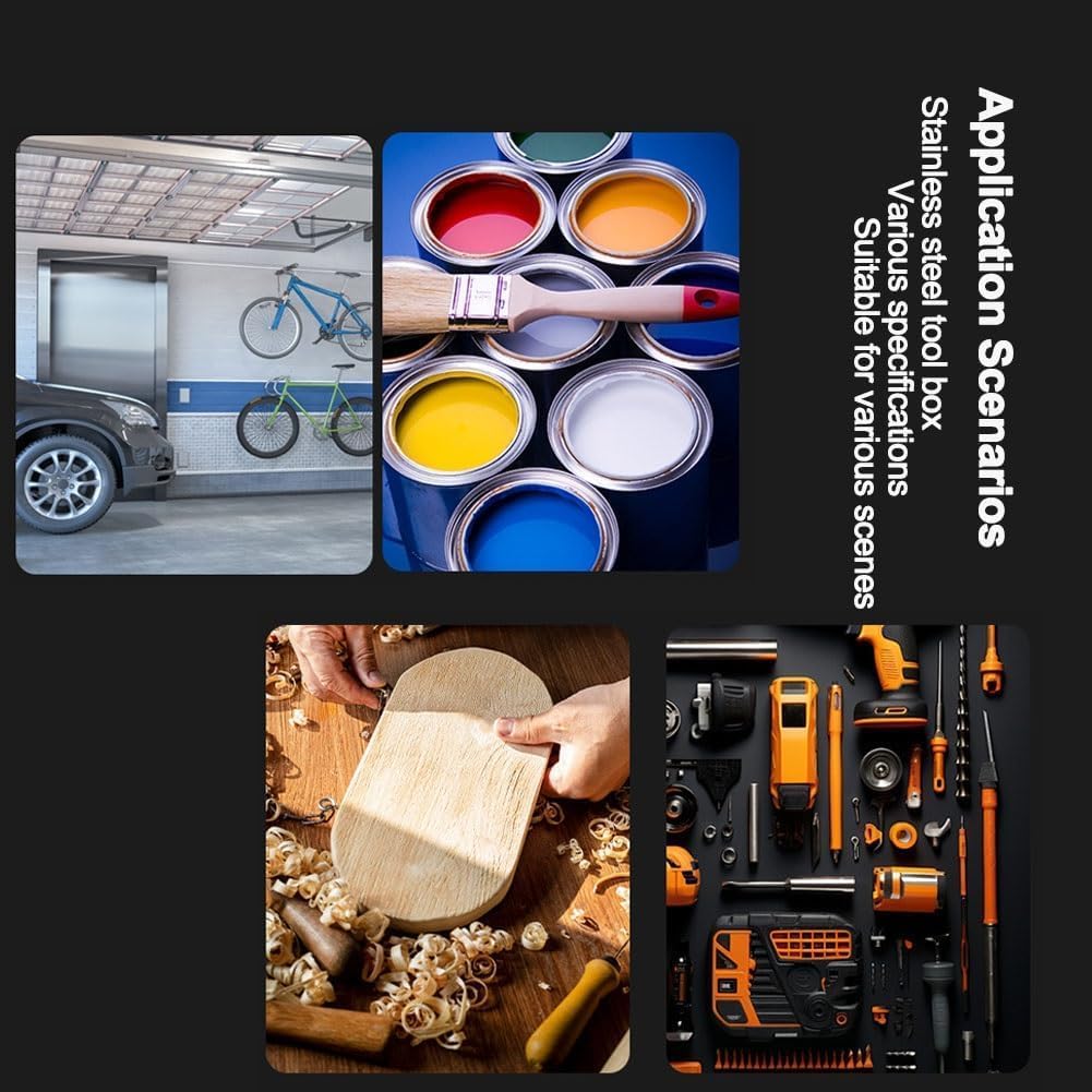 Storage Toolbox, Tool Box, Waterproof Anticorrosion One Box Multi-purpose Can Be Used For Home Outdoor Maintenance(Medium)