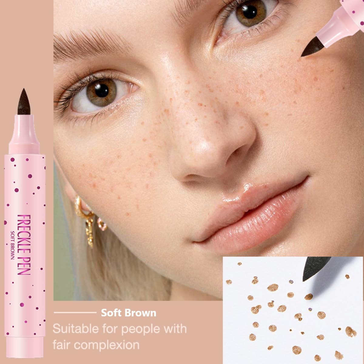 KARLOR Freckle Pen - Waterproof Light Brown & Brownish Spot Tattoo Pencil - Image 2