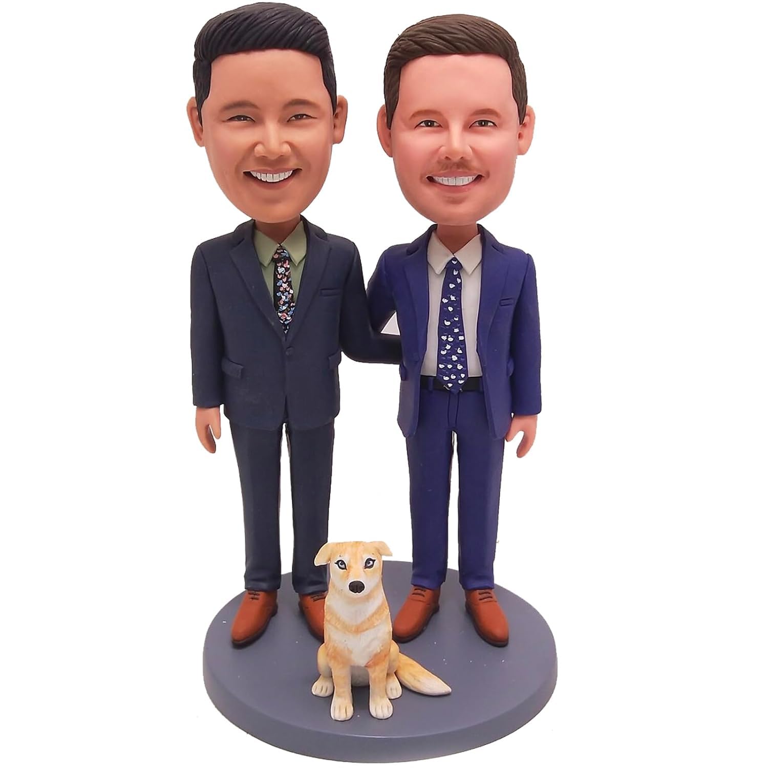 Bambola personalizzata Bobblehead Friends personalizzata, statuetta regalo unica per amici, per fratelli, colleghi, partner, amici
