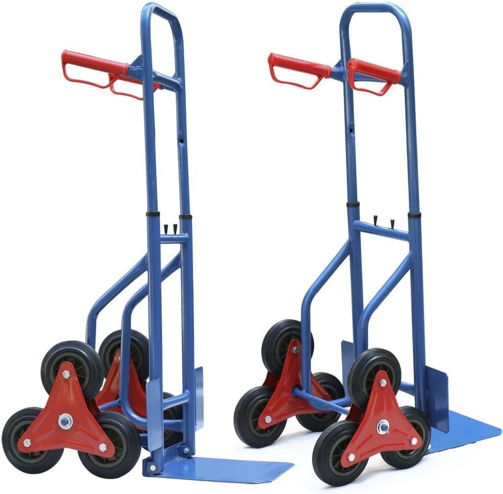 Varan Motors HT1826 Hand Trolley 200KG Sack Truck Barrow TRI Wheel Trolley Stair Climber CART