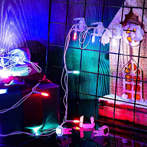 Hicarer Magnet Clip Christmas Light Clips For C9 Holiday Lighting Sockets Outdoor Hang Hooks For Xmas Gutter Shingle Lights, White (100) #TOP5