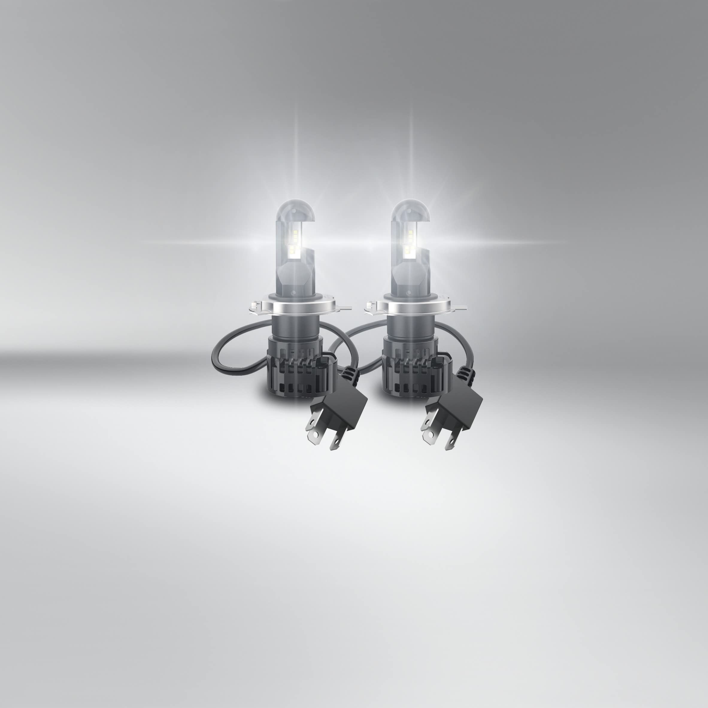 OSRAM NIGHT BREAKER H4-LED, jusqu'à 230% de luminosité en plus, premiers feux de croisement et de route H4 LED, homologué route en France