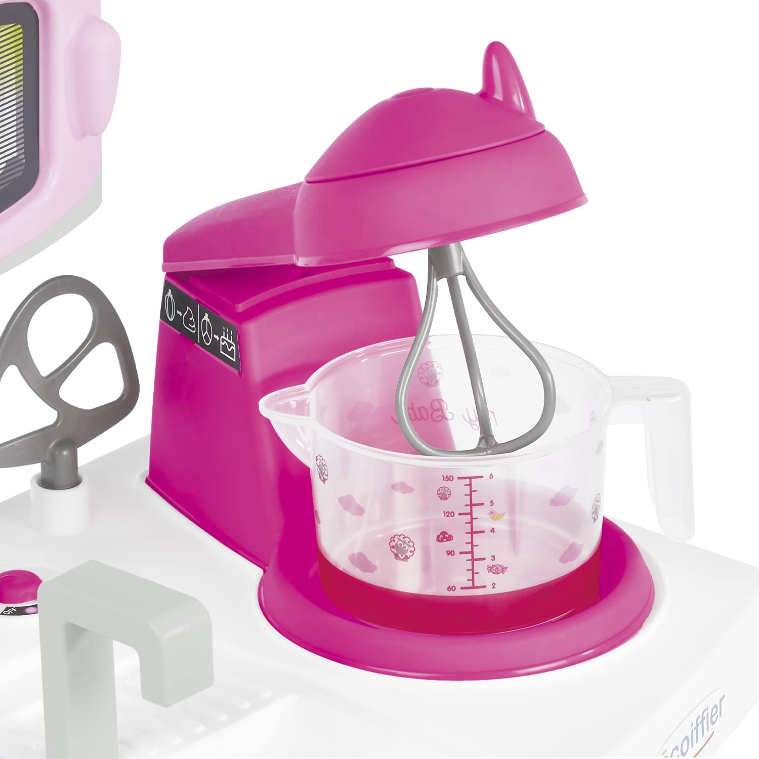 Ecoiffier- Cocina Nursery, Mi Primera Cocina, Incluye Zona para el Cuidado del Muñeco Bebé, 11 Accesorios, Adecuado a Partir de 18 Meses (7600002899)