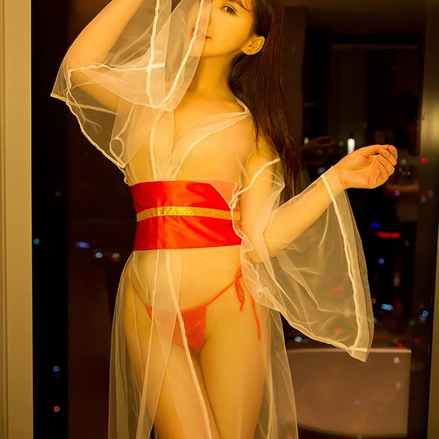 おっぱい透け　和服 Amazon.co.jp: 和服 ランジェリー シースルー 着物 浴衣 過激 コスプレ コスチューム : ホビー